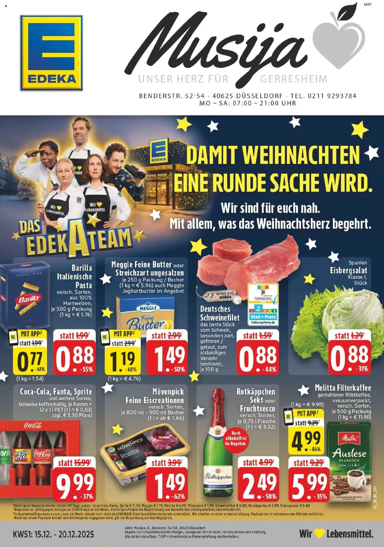Vorschau von dem Prospekt des Geschäftes Edeka, gültig ab dem 15.12.2025