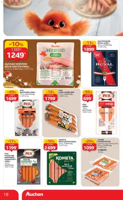 Auchan - Akciós újság Auchan megtekintése, amely érvényes 2025.12.04.-től | Oldal: 18