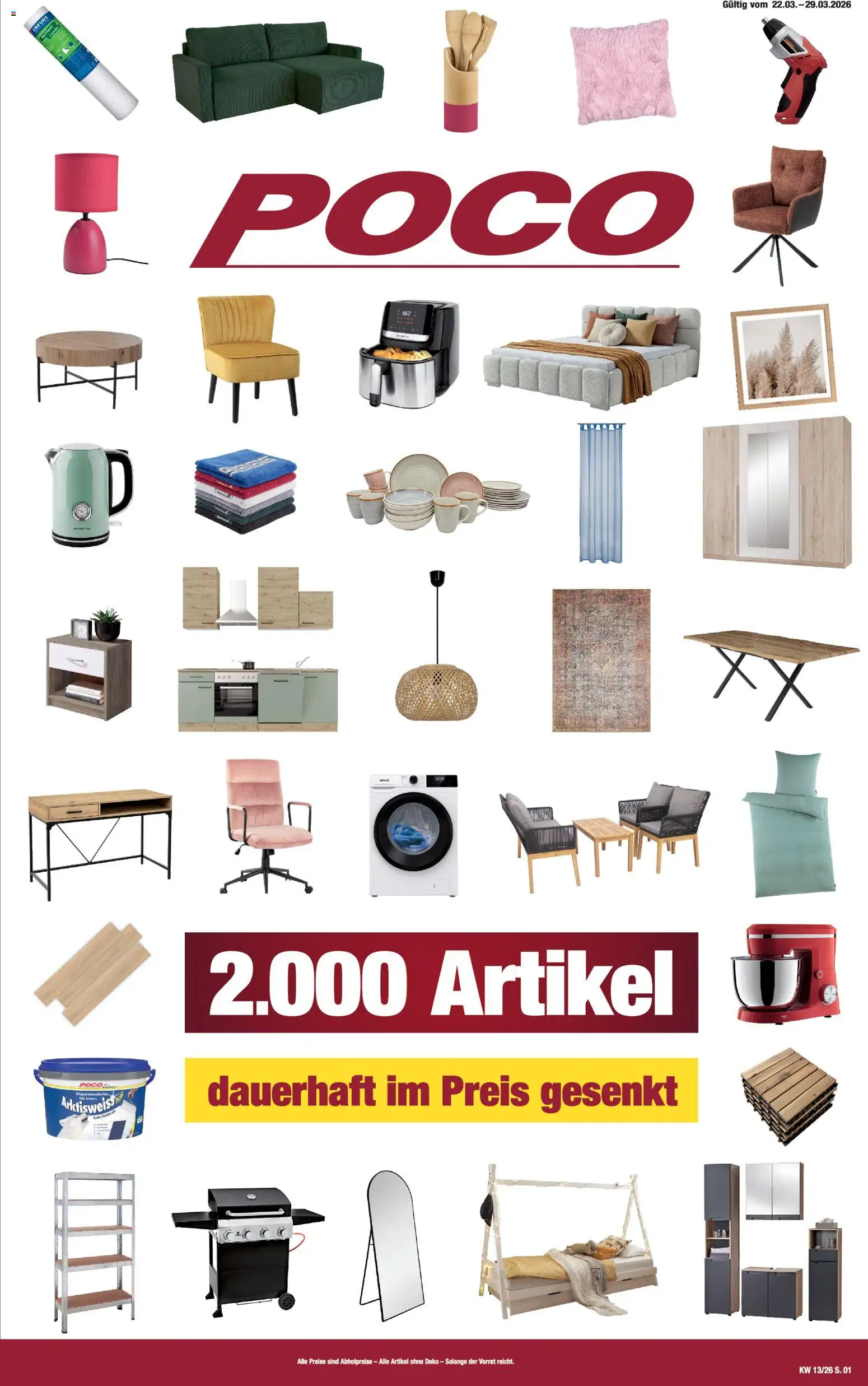 Vorschau von dem Prospekt des Geschäftes Poco, gültig ab dem 22.03.2026