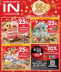 Vorschau der Angebote: Interspar Burgenland gültig ab 20.11.2025