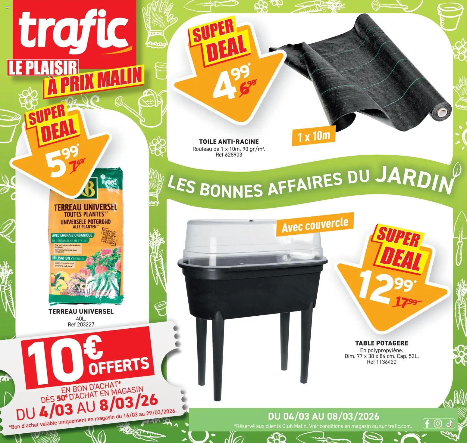 Prévisualisation de Trafic Publicité du magasin Trafic formulaire valide 04/03/2026