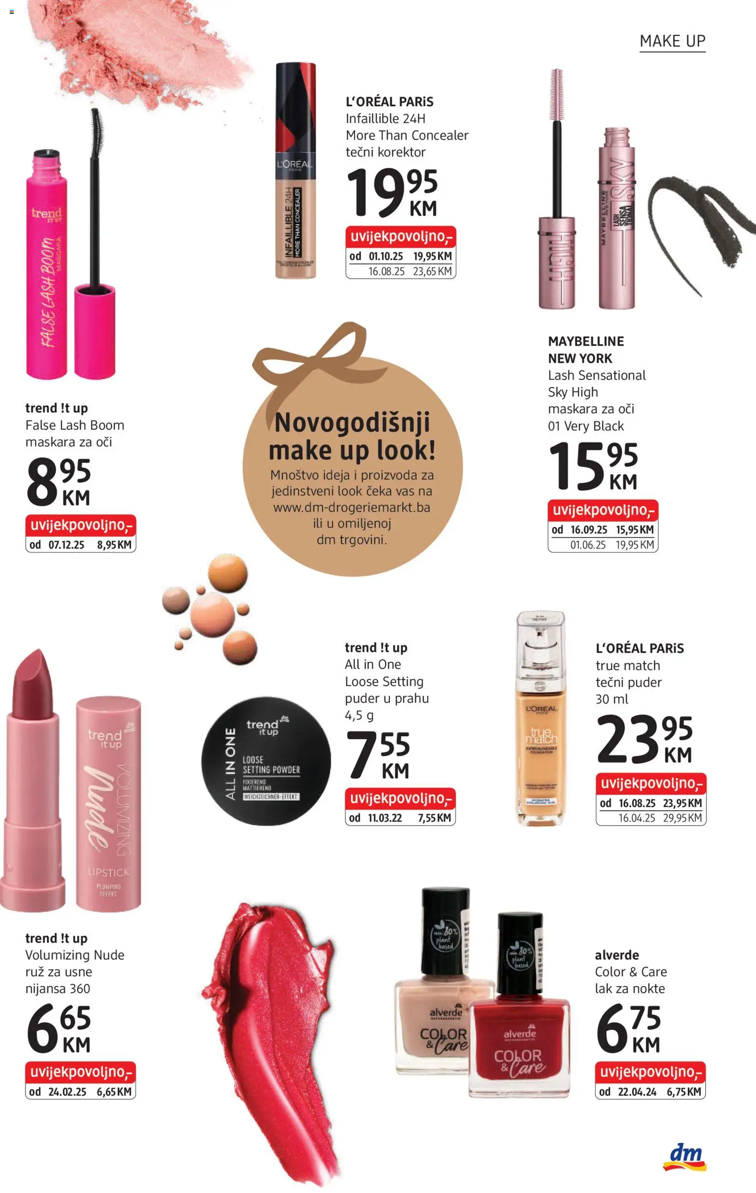 Pregled letka Katalog trgovine DM Drogerie vrijedi od 2025.12.01