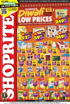 Preview of Shoprite flyer valid from 13/10/2025