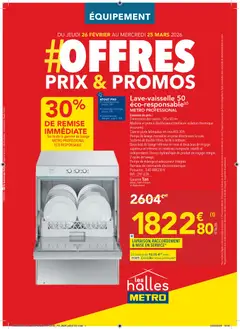 Prévisualisation de METRO catalogue du magasin METRO formulaire valide 26/02/2026