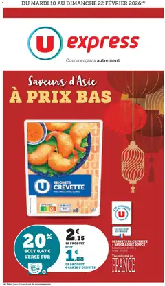 Prévisualisation de Catalogue du magasin U Express formulaire valide 10/02/2026