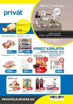 PRIVÁT - PRIVÁT akciós újság megtekintése, amely érvényes 2026.03.19.-től