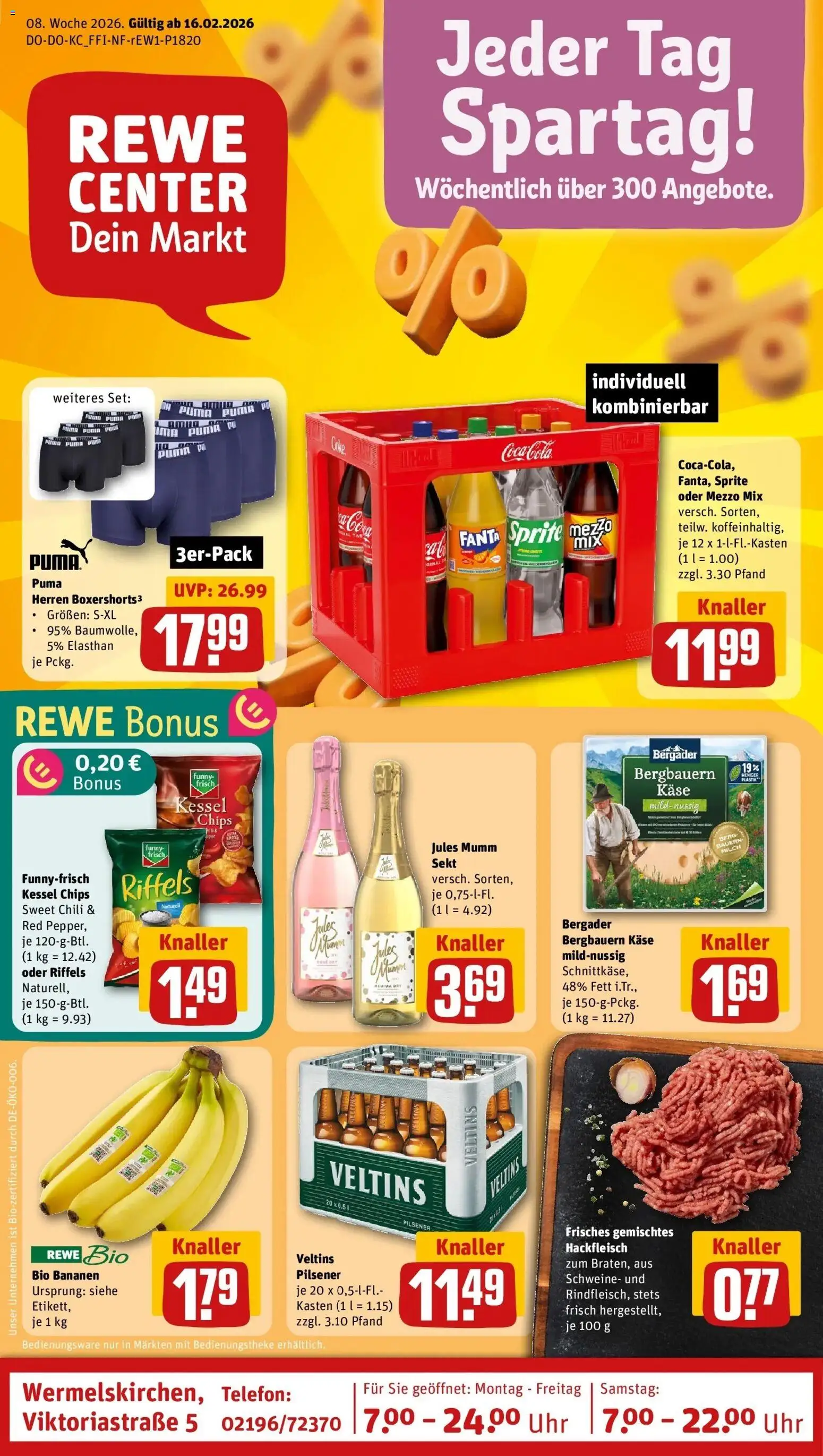 Vorschau von dem Prospekt des Geschäftes Rewe, gültig ab dem 16.02.2026