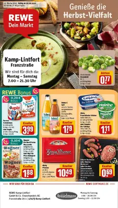 Vorschau von dem Prospekt des Geschäftes Rewe, gültig ab dem 19.10.2025