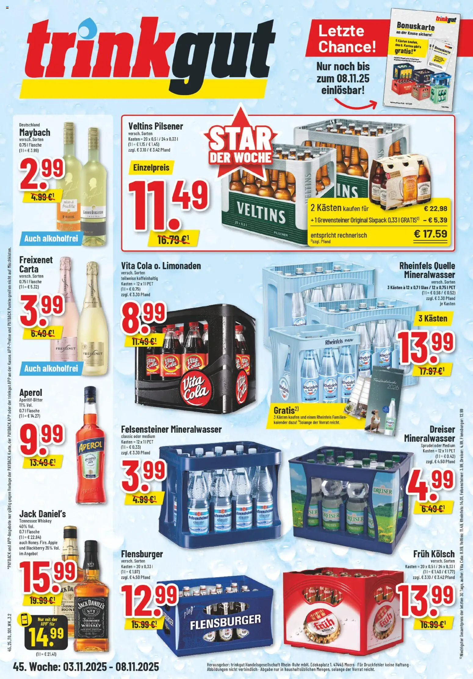 Vorschau von dem Prospekt des Geschäftes Trinkgut, gültig ab dem 03.11.2025