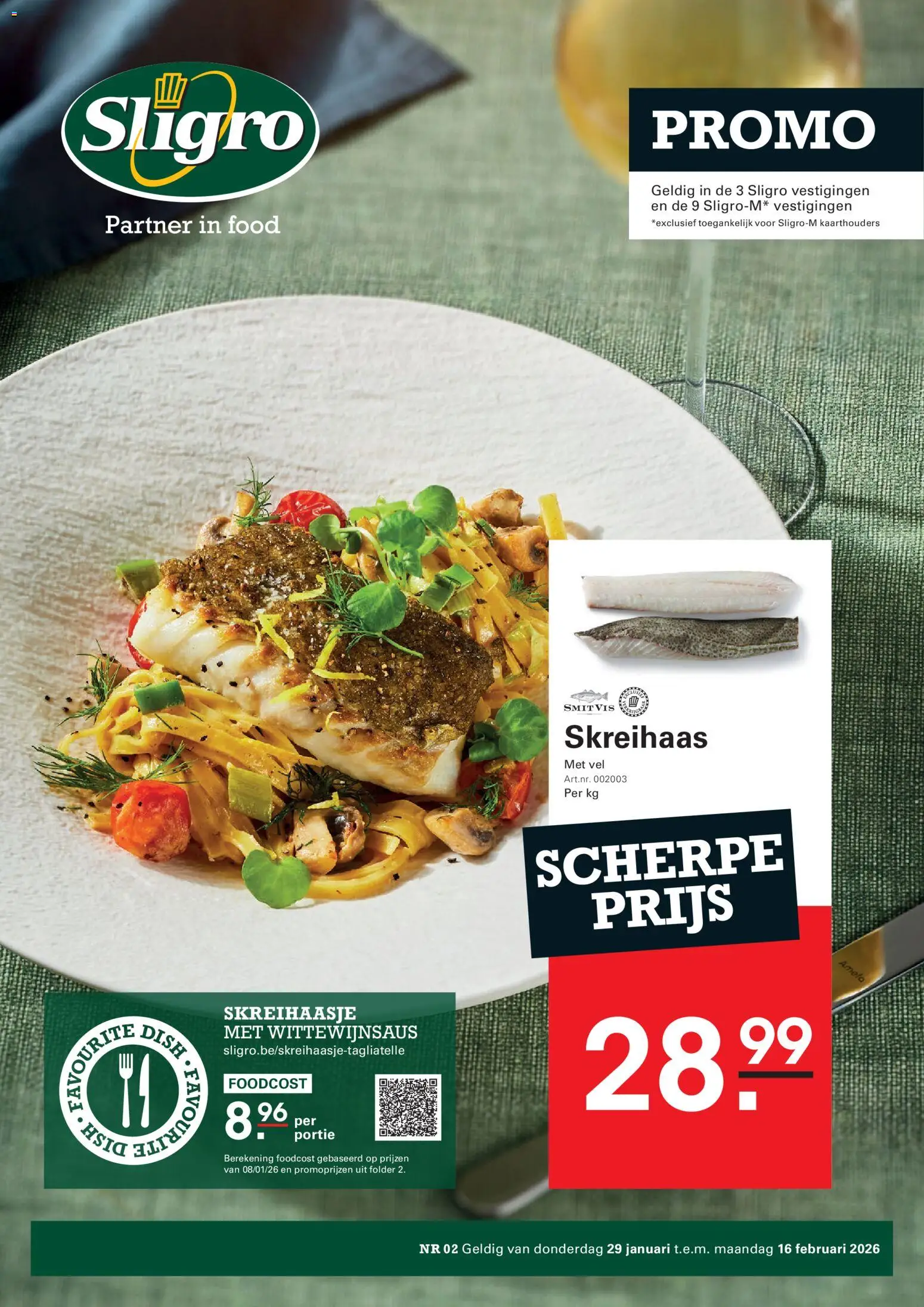 Voorbeeld van Folder van winkel Sligro geldig vanaf 29/01/2026