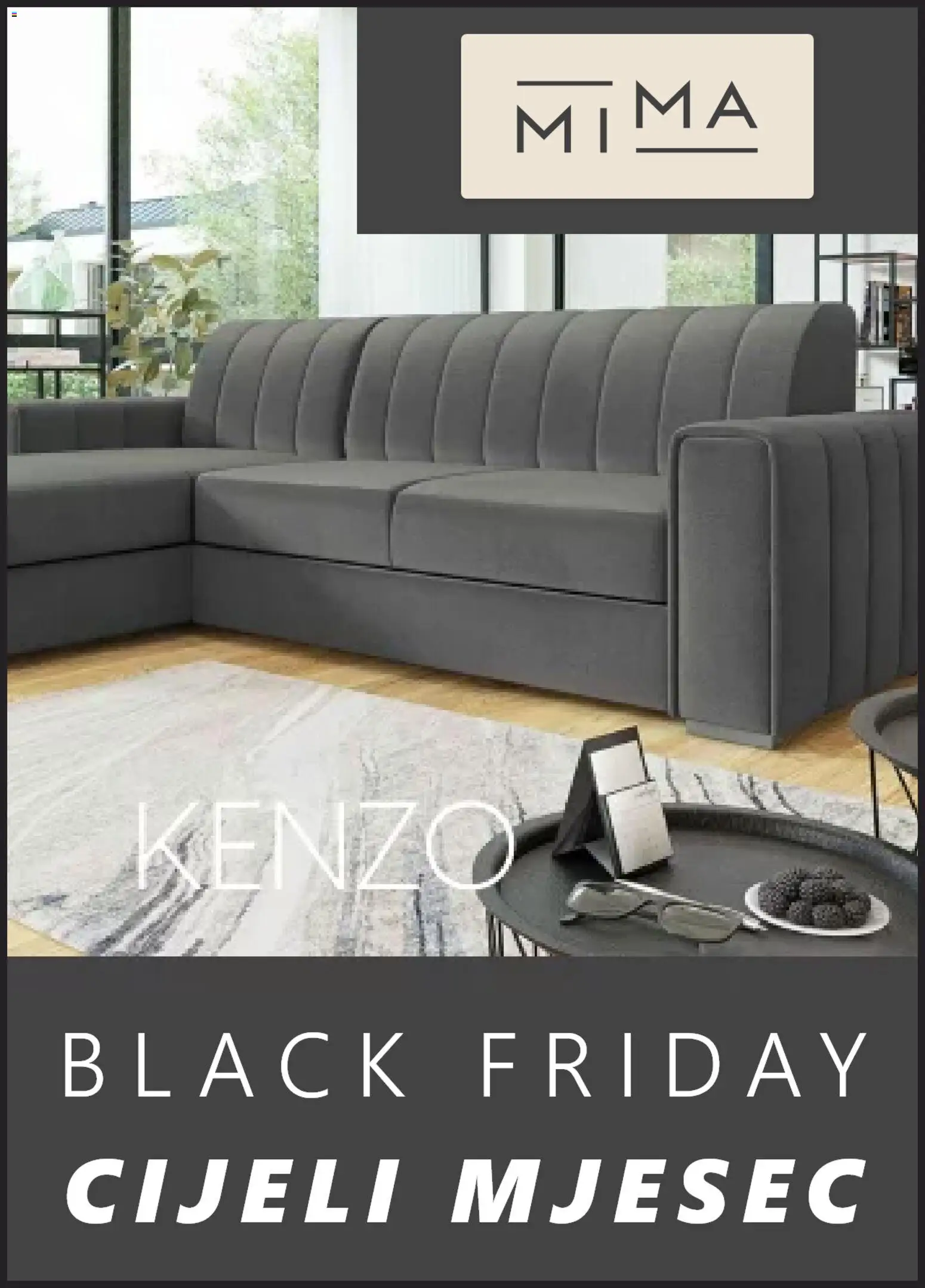 Pregled letka Black Friday trgovine Mima namještaj vrijedi od 03.11.2025