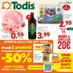 Anteprima dell'opuscolo Todis volantino Sicilia dal negozio Todis valido da 07/04/2026