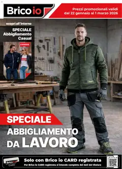 Anteprima dell'opuscolo Attuale volantino dal negozio Brico io valido da 22/01/2026
