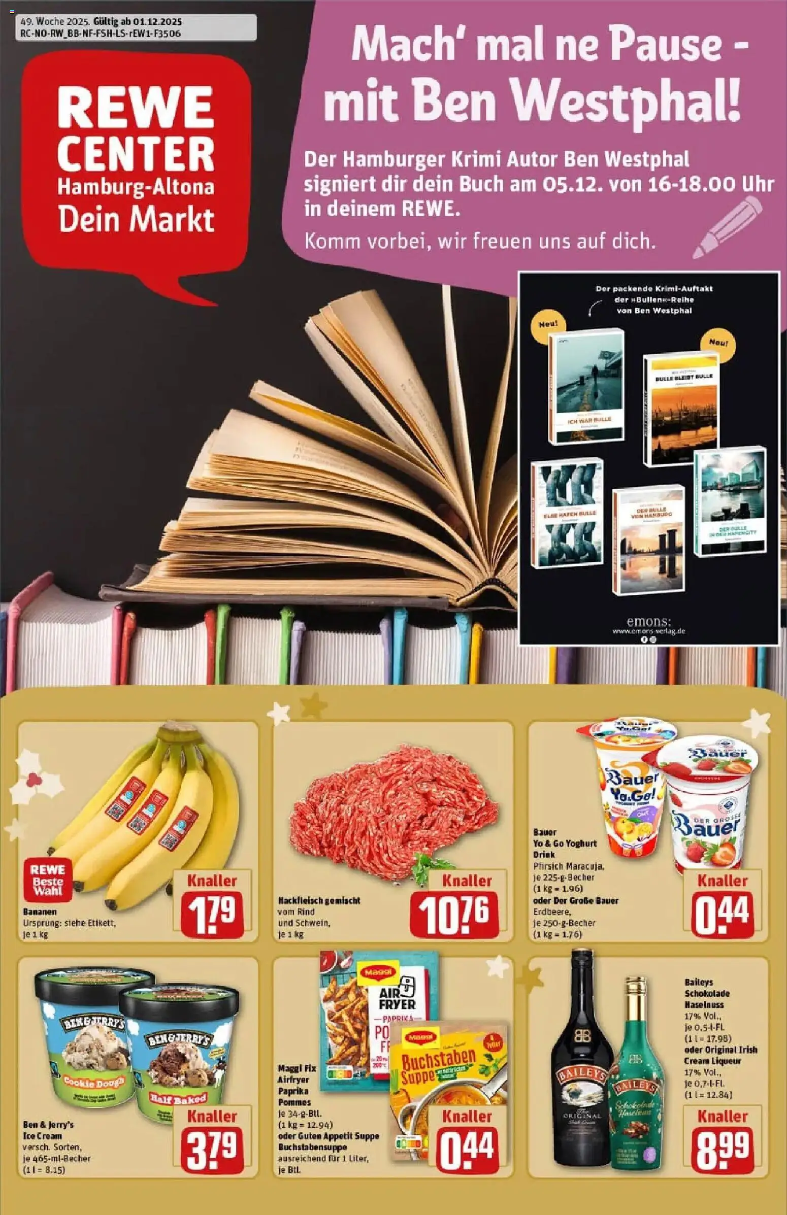 Vorschau von dem Prospekt des Geschäftes Rewe, gültig ab dem 01.12.2025