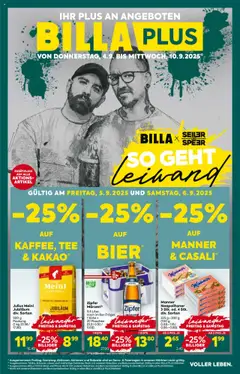 Vorschau der Angebote: Billa Plus Tirol gültig ab 04.09.2025