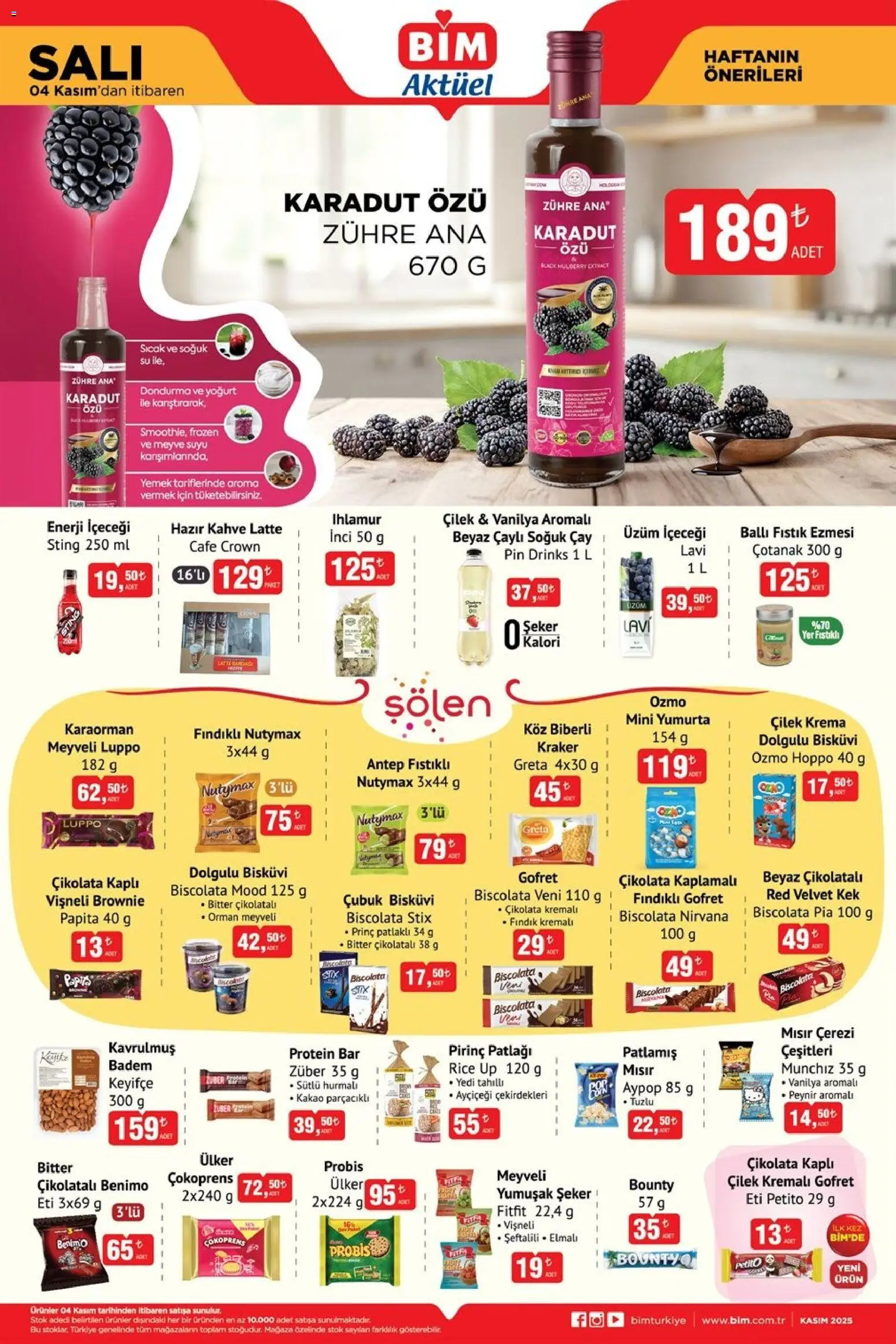 BİM Katalog bu hafta (04 Kasım 2025) - Aktüel Broşür - Sayfa numarası 1