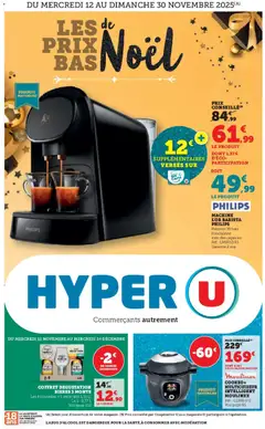 Prévisualisation de Noël à prix bas du magasin Hyper U formulaire valide 12/11/2025