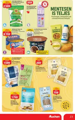 Auchan - Akciós újság Auchan megtekintése, amely érvényes 2025.11.27.-től | Oldal: 23