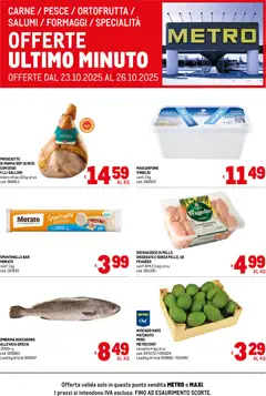 Anteprima dell'opuscolo Volantino Offerte Freschissimi dal negozio Metro valido da 23/10/2025