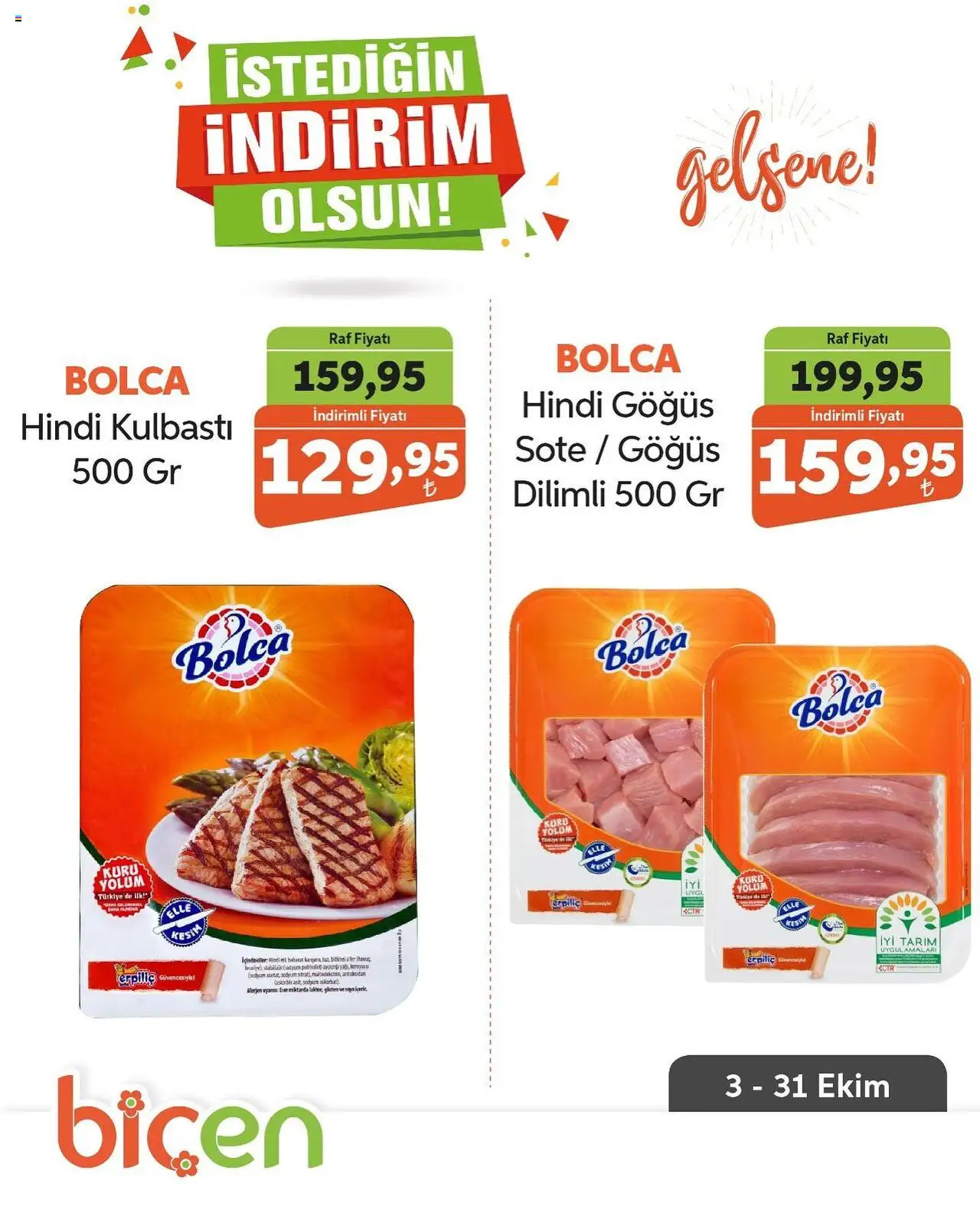 Biçen Market İndirim (03 - 31 Ekim 2025) - Sayfa numarası 1