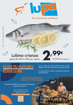 Vista previa del folleto de la tienda Lupa Supermercados válido desde el 11/09/2025 