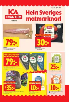 Förhandsgranska reklamblad Tumba från butik ICA Kvantum gäller från 13/04/2026
