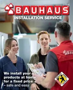 Eksempel på tilbudsavis Installation Service - ENGLISH fra butik Bauhaus gyldig fra 01/01/2026