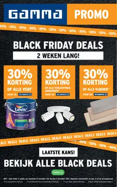 Prévisualisation de Black Friday du magasin GAMMA formulaire valide 19/11/2025
