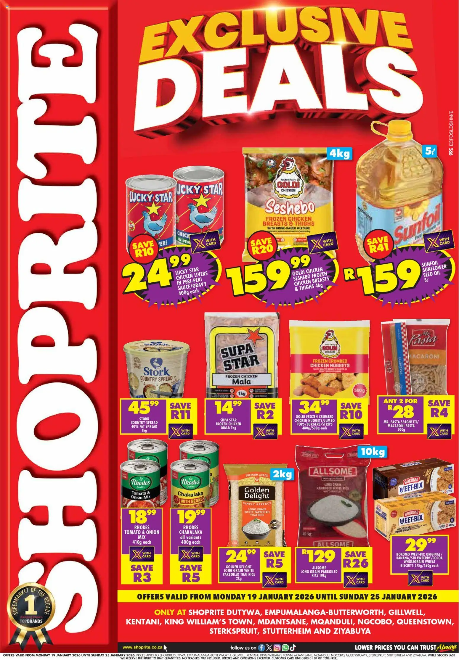 Preview of Shoprite flyer valid from 19/01/2026