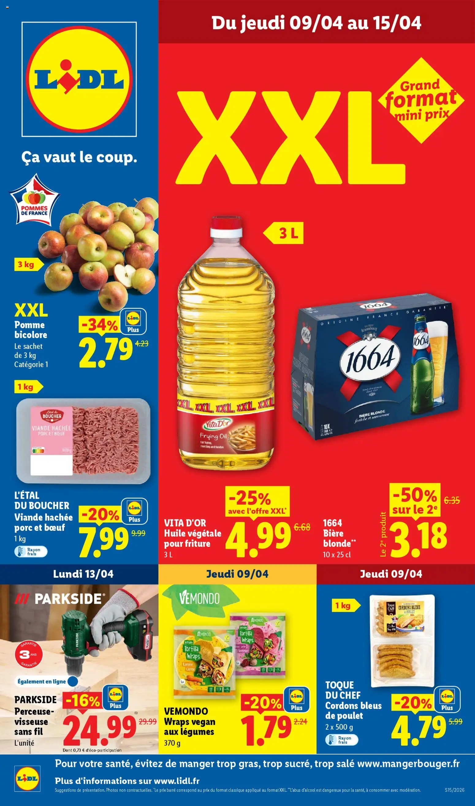 Prévisualisation de LIDL catalogue de la semaine 15 du magasin LIDL formulaire valide 09/04/2026