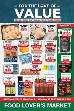 Preview of Food Lover's Market flyer valid from 08/09/2025