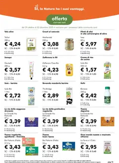 Anteprima dell'opuscolo Attuale volantino dal negozio Natura Sì valido da 29/10/2025 | Pagina: 15