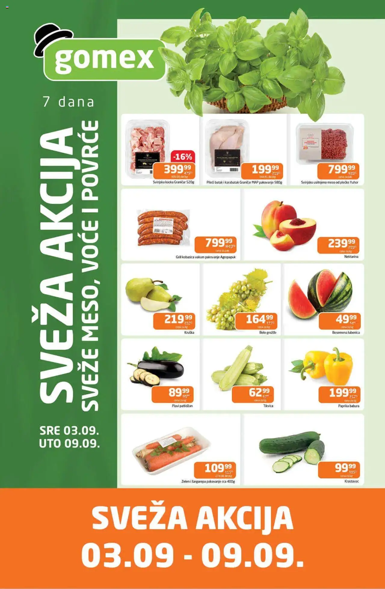 Gomex katalog važi od 03.09.2025 - stranica 1