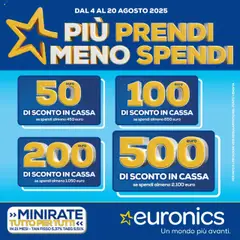 Anteprima dell'opuscolo Volantino Foggia dal negozio Euronics valido da 04/08/2025