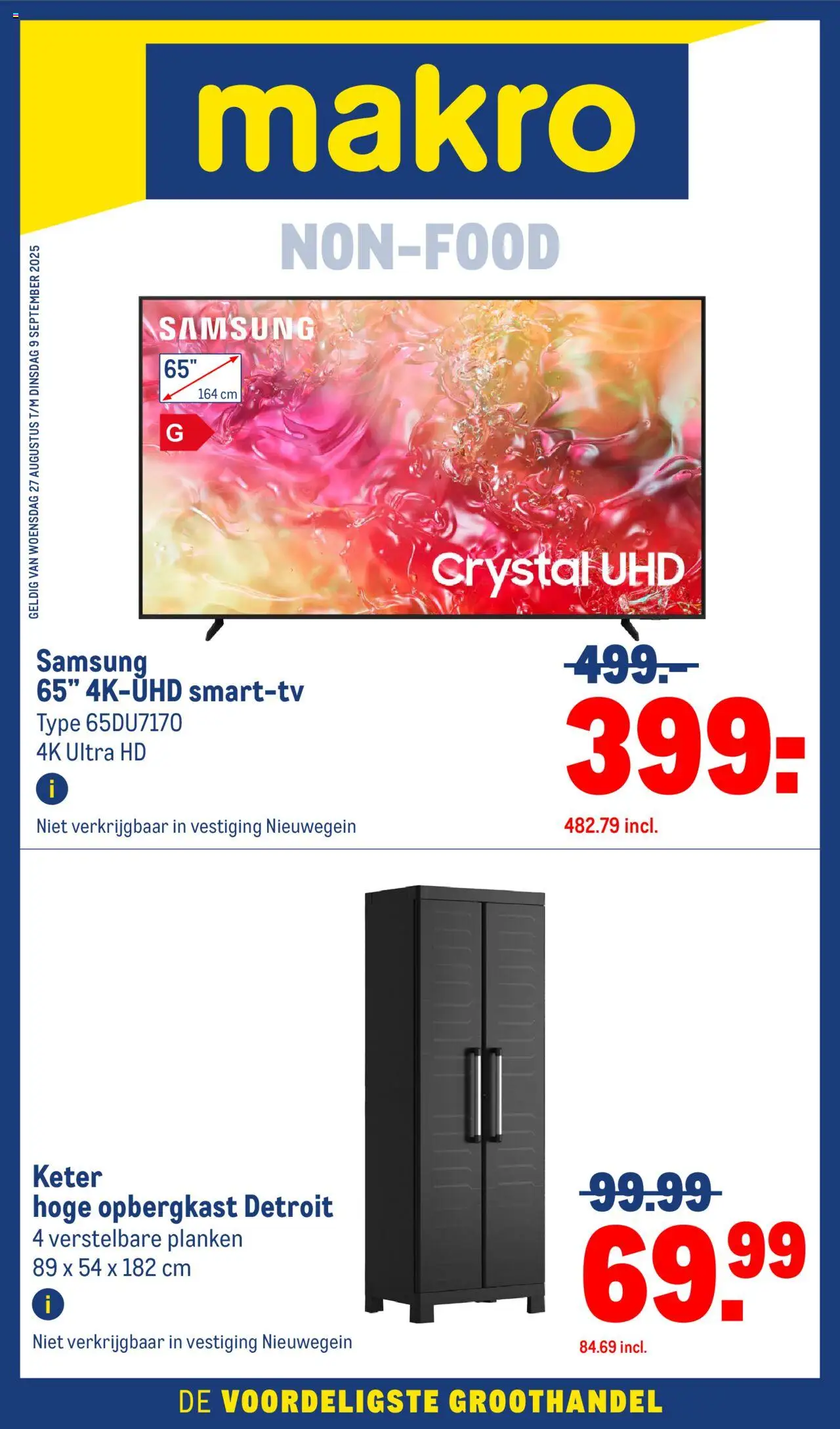 Makro shop Non-Food geldig vanaf 27-08-2025 - Paginanummer 1
