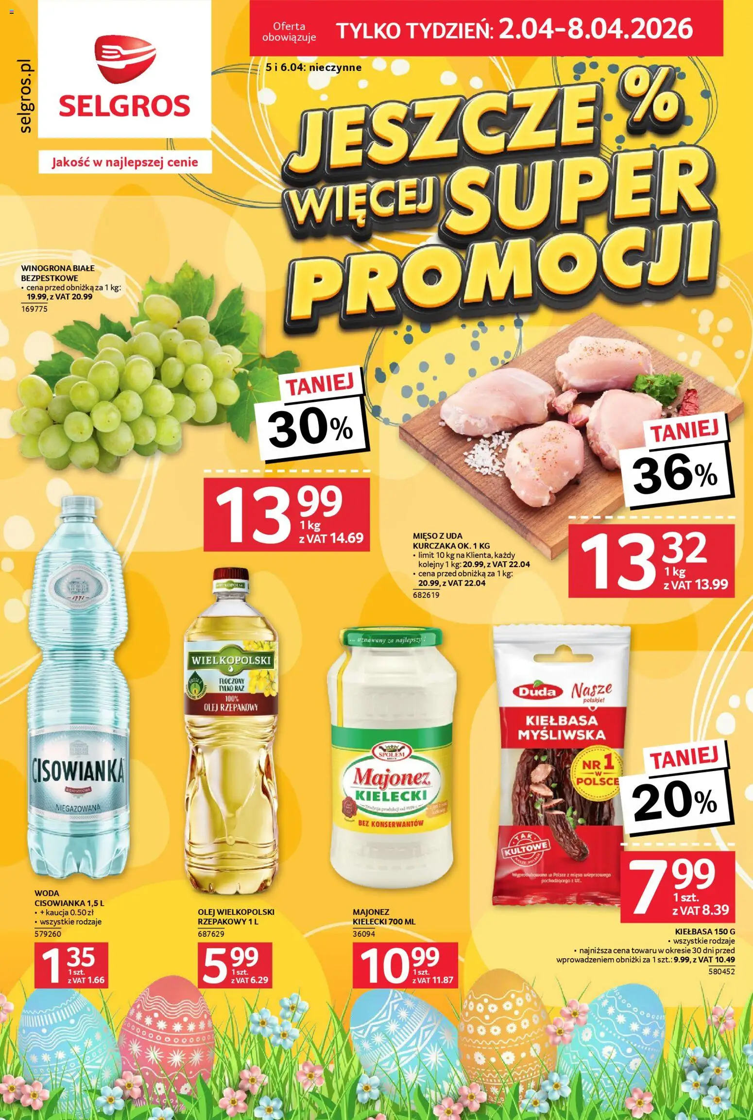 Pogląd gazetki "Selgros cash&carry gazetka - Jeszcze więcej super promocji" ze sklepu Selgros cash&carry ważnej od 02.04.2026