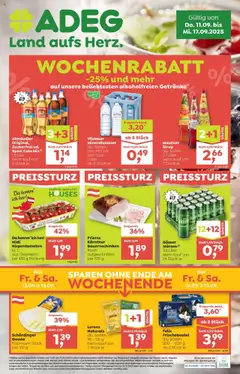 Vorschau der Angebote: ADEG Flugblatt gültig ab 11.09.2025