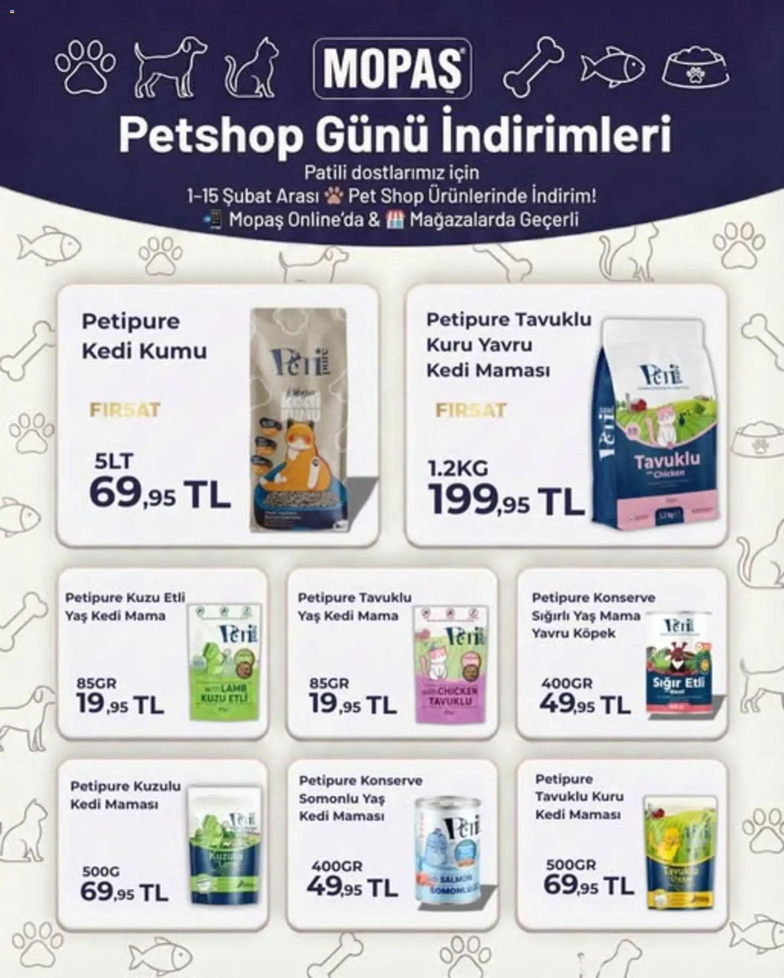 Mopaş Petshop Günü indirimleri 01.02.2026 - Broşürünün önizlemesi