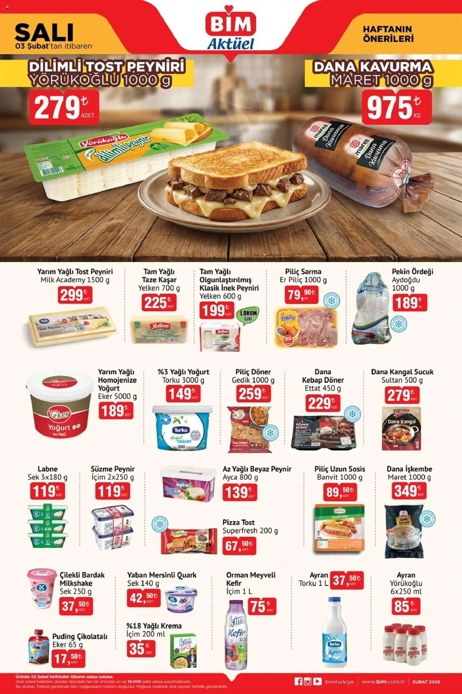 BİM Katalog 03.02.2026 - Broşürünün önizlemesi