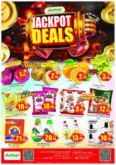 Preview of the catalogue Amber catalogue - jackpot deals of store Amber valid from 16 Apr, 2026