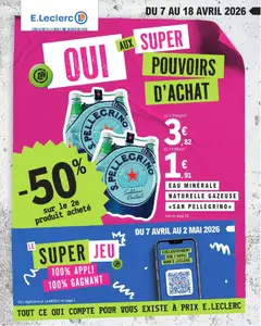 Prévisualisation de E.Leclerc catalogue de la semaine 15 du magasin E.Leclerc formulaire valide 07/04/2026