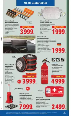 Lidl - Akciós újság Lidl megtekintése, amely érvényes 2025.10.30.-től | Oldal: 21