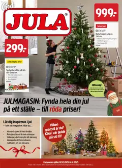 Förhandsgranska reklamblad Aktuella reklamblad Jula från butik Jula gäller från 02/12/2025