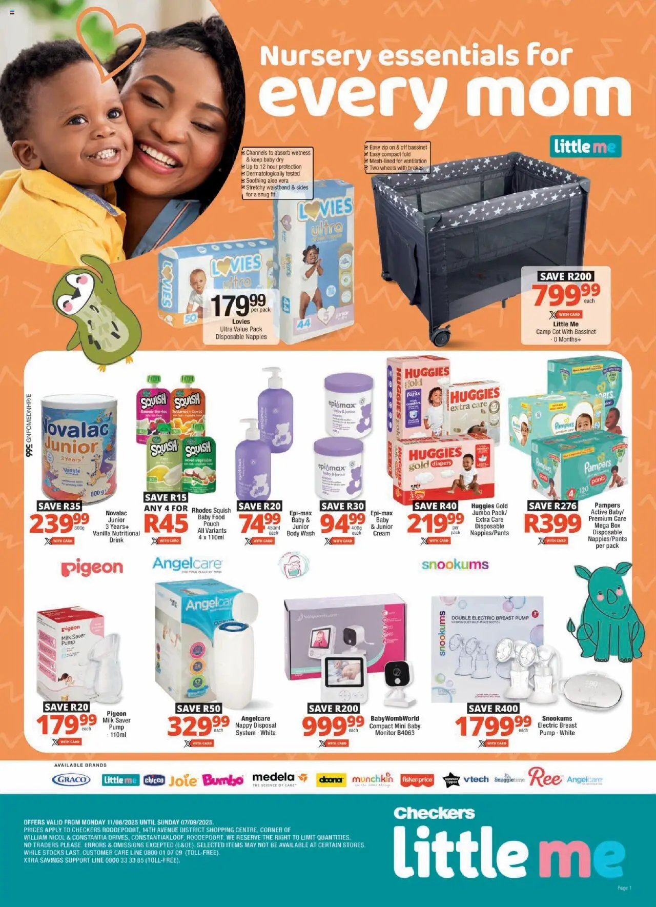 Checkers Gauteng - Little Me August Promotion 11/08 - 07/09/2025 >> Catalogue