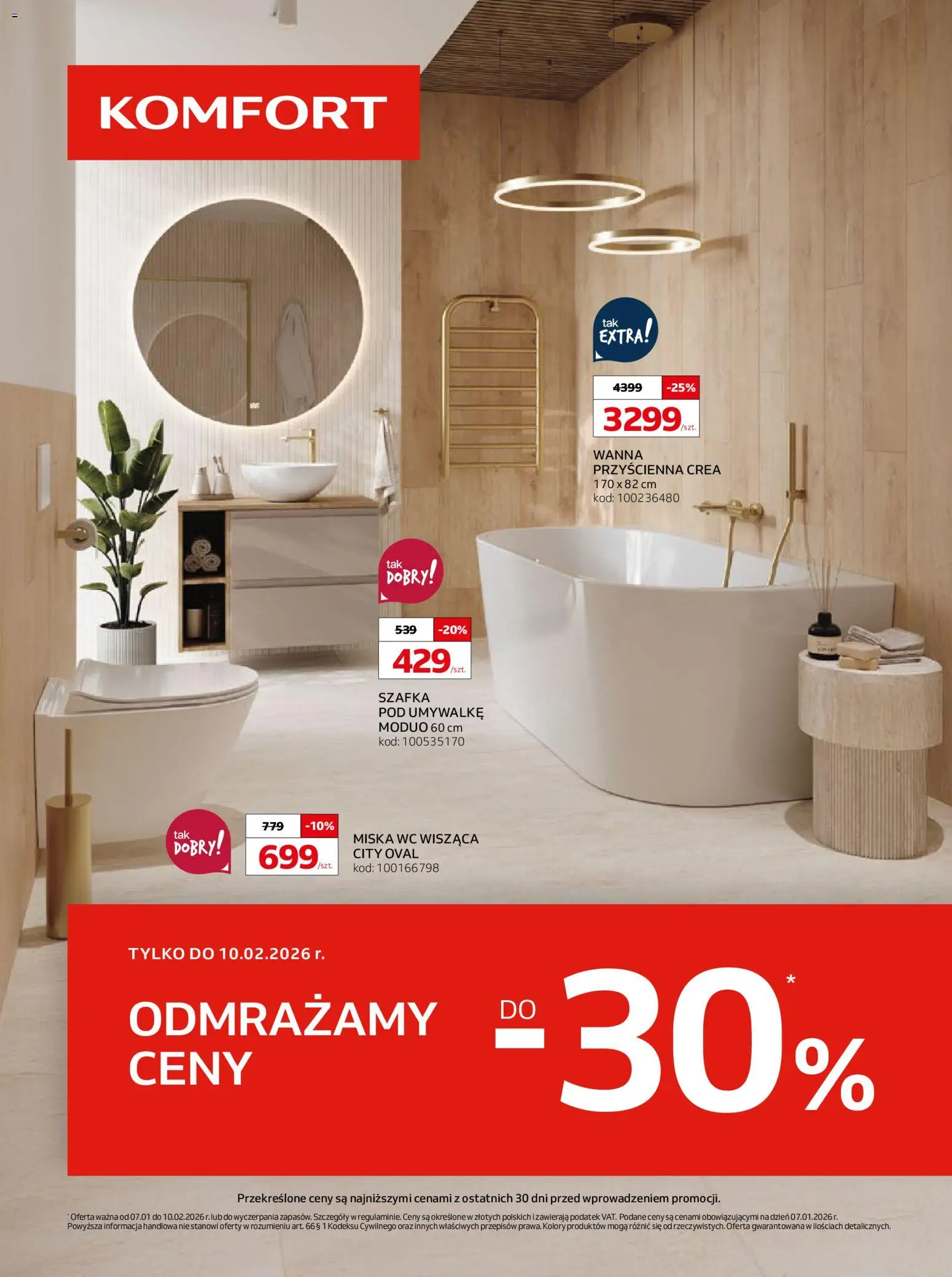 Pogląd gazetki "Gazetka" ze sklepu Komfort ważnej od 07.01.2026