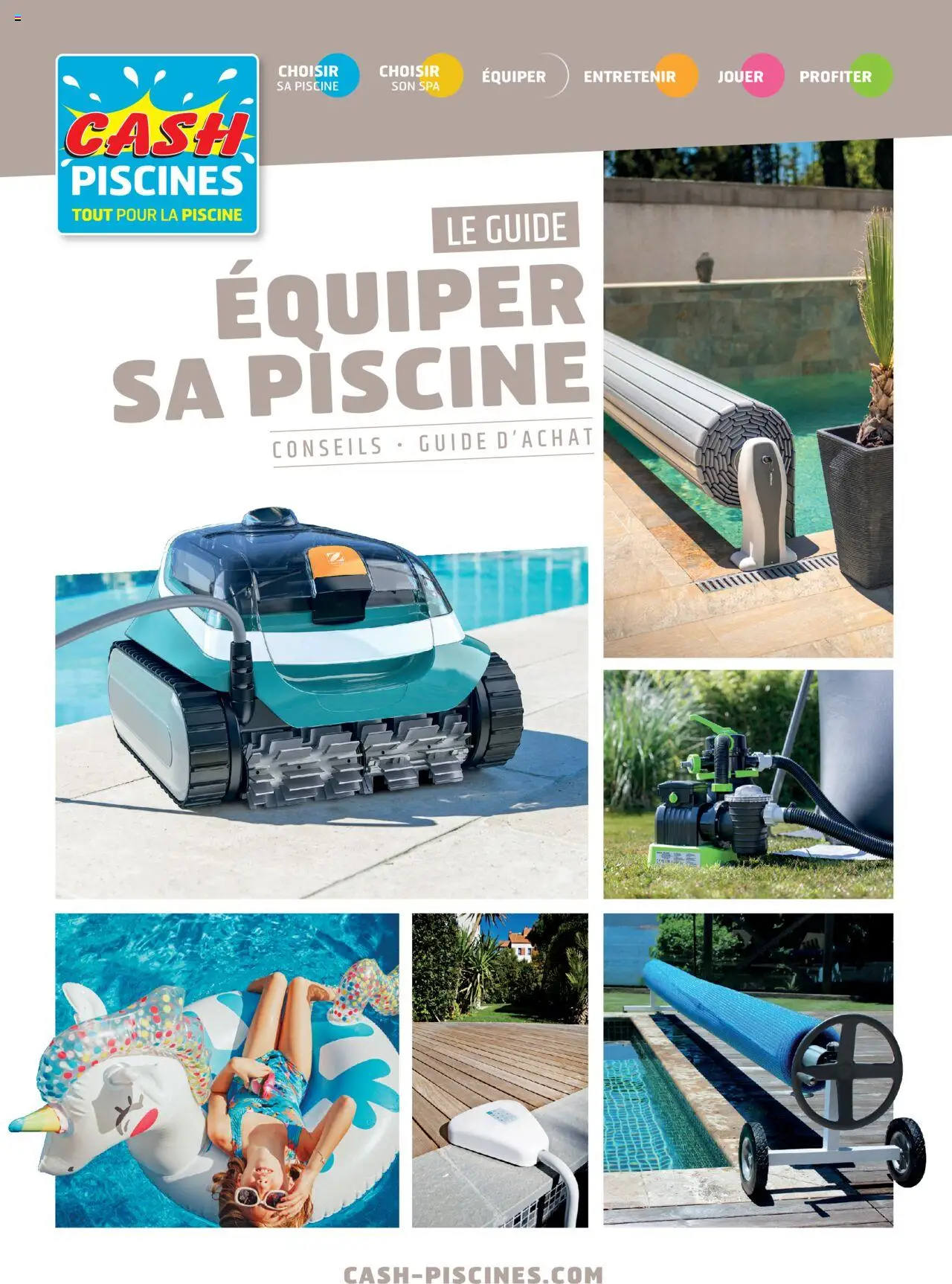 Prévisualisation de Guide de l'équipement du magasin Cash Piscines formulaire valide 01/03/2024