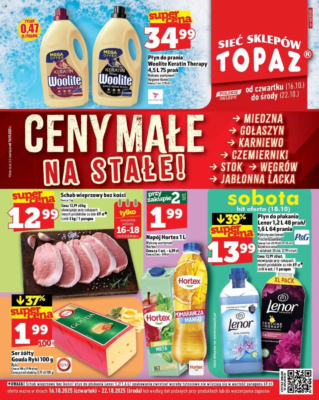 Topaz Ceny małe na stałe od 16.10.2025 - Nowa Gazetka - Numer strony 1