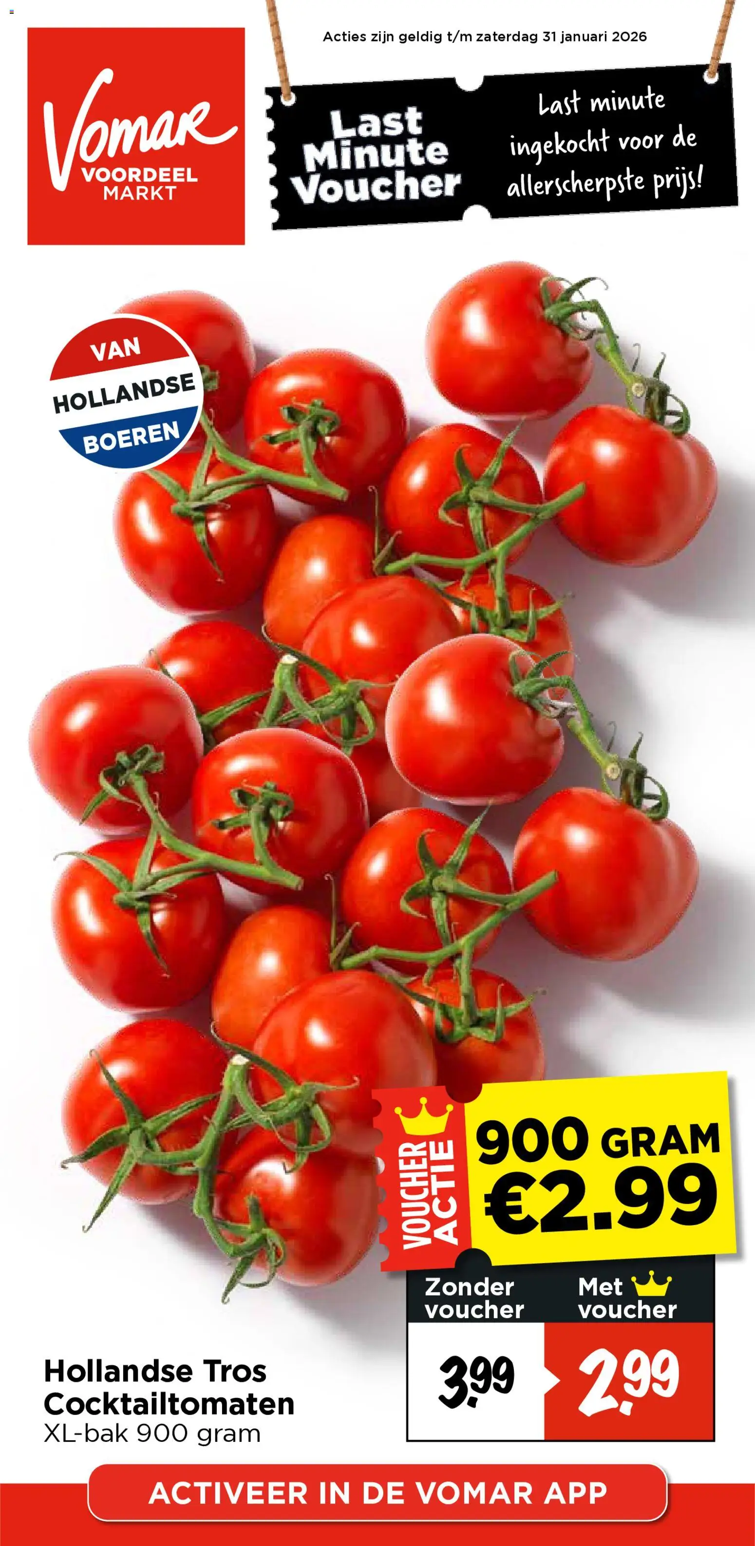 Voorbeeld van Weekend folder van winkel Vomar geldig vanaf 29-01-2026