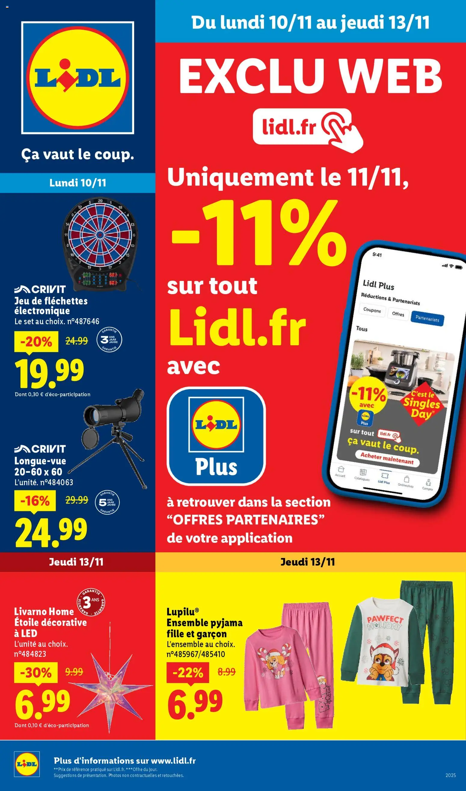 {LeafletName} de la boutique {shop} valable du {StartDate} - Page numéro {pageNumber}