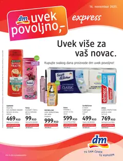 Pregled DM Drogerie kataloga - važi od 16.11.2025